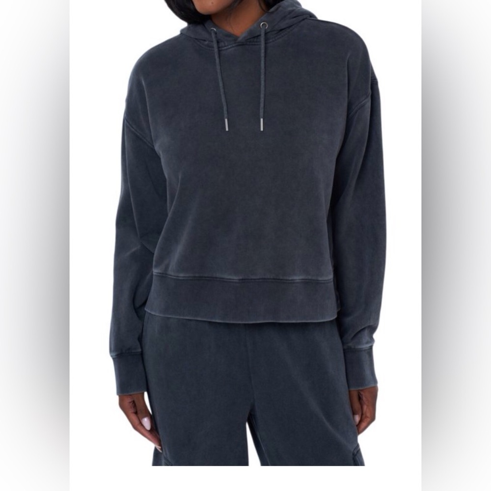 Edited by Remi Bader Black Washed Hoodie